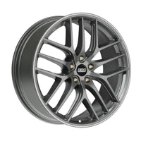 BBS CC-R alloy wheel in Platinum Satin - 8x20 PCD5x112 Offset27