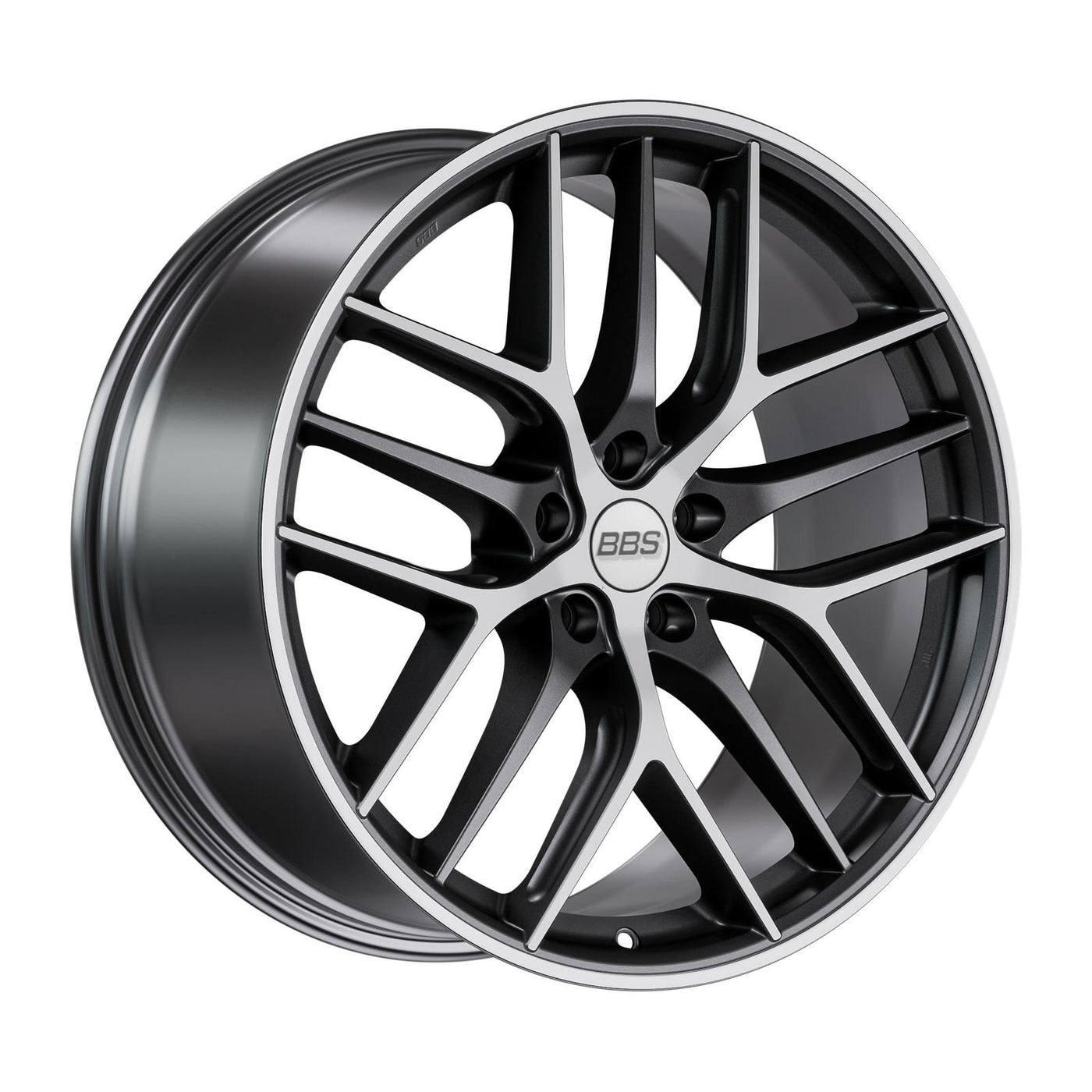 BBS CC-R alloy wheel in Graphite Diamondcut Matt - 9.5x20 PCD5x112 Offset42