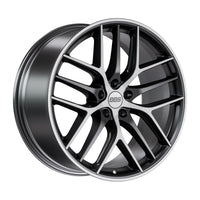 BBS CC-R alloy wheel in Graphite Diamondcut Matt - 9.5x20 PCD5x112 Offset42