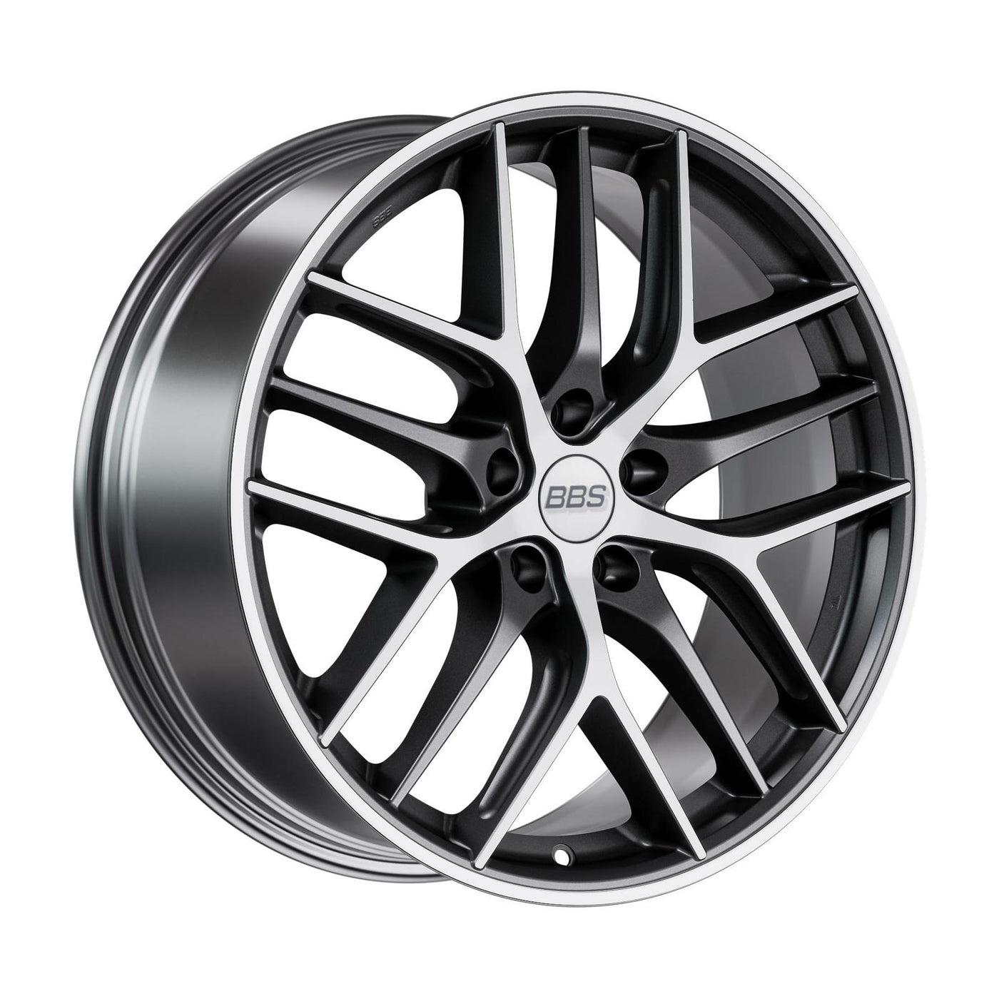 BBS CC-R alloy wheel in Graphite Diamondcut Matt - 8.5x19 PCD5x112 Offset44