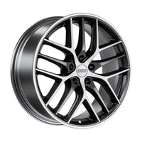 BBS CC-R alloy wheel in Graphite Diamondcut Matt - 8.5x19 PCD5x112 Offset44