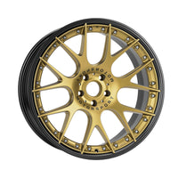 BBS CH-RII Unlimited alloy wheel in Racing Gold Matt/glossy Black/titanium Glossy - 9.5x21 PCD5x117.5 Offset19