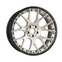 BBS CH-RII Unlimited alloy wheel in White Gold Matt/black Matt/black Glossy - 9.5x21 PCD5x117.5 Offset19