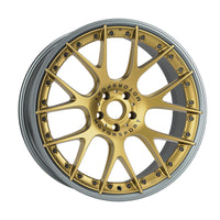 BBS CH-RII Unlimited alloy wheel in Racing Gold Matt/titanium Matt/black Glossy - 10x22 PCD5x117.5 Offset25