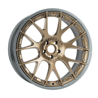 BBS CH-RII Unlimited alloy wheel in Bronze Glossy/titanium Glossy/titanium Glossy - 10x22 PCD5x117.5 Offset25