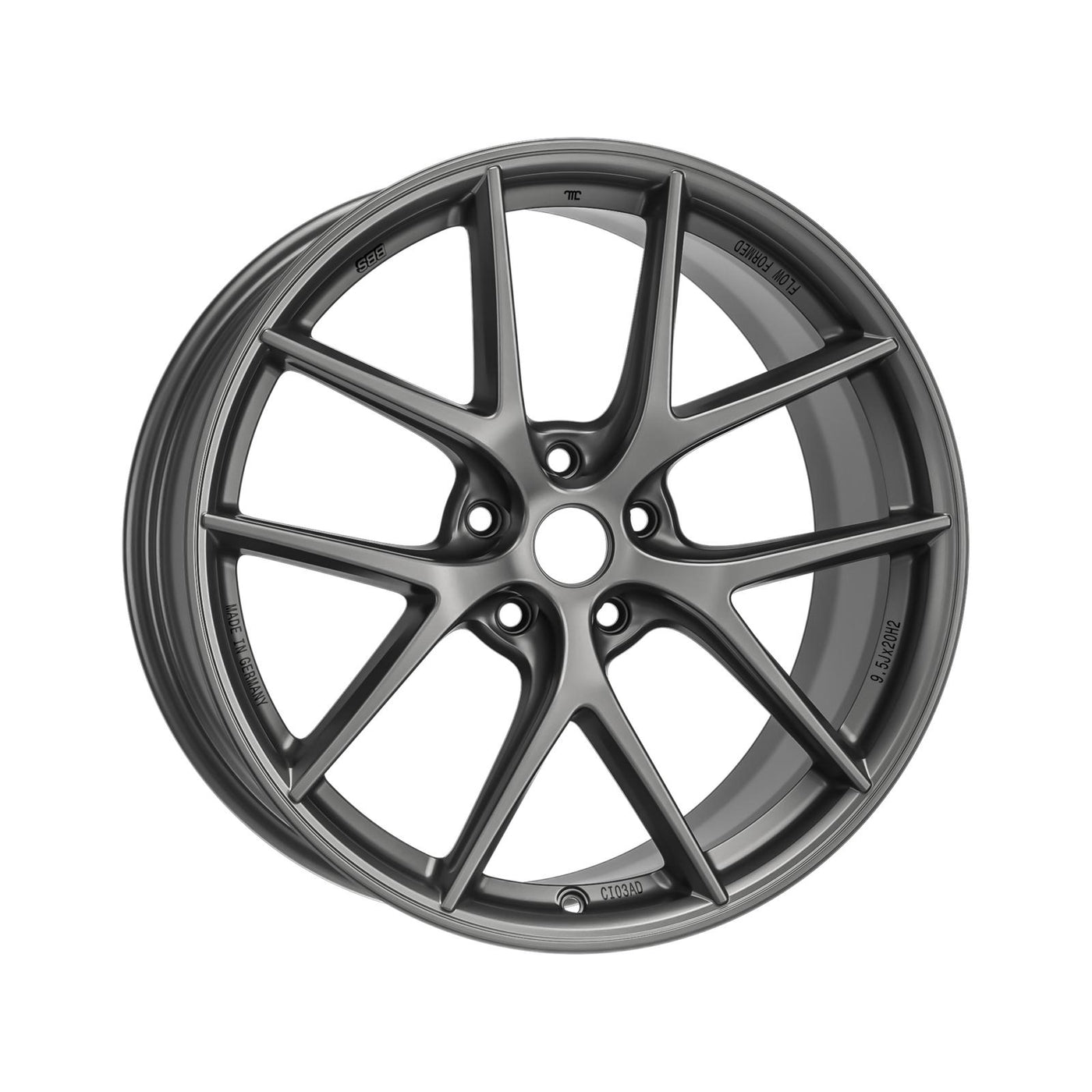 BBS CI-R Unlimited alloy wheel in Platinum Grey - 9.5x20 PCD5x117.5 Offset51.5