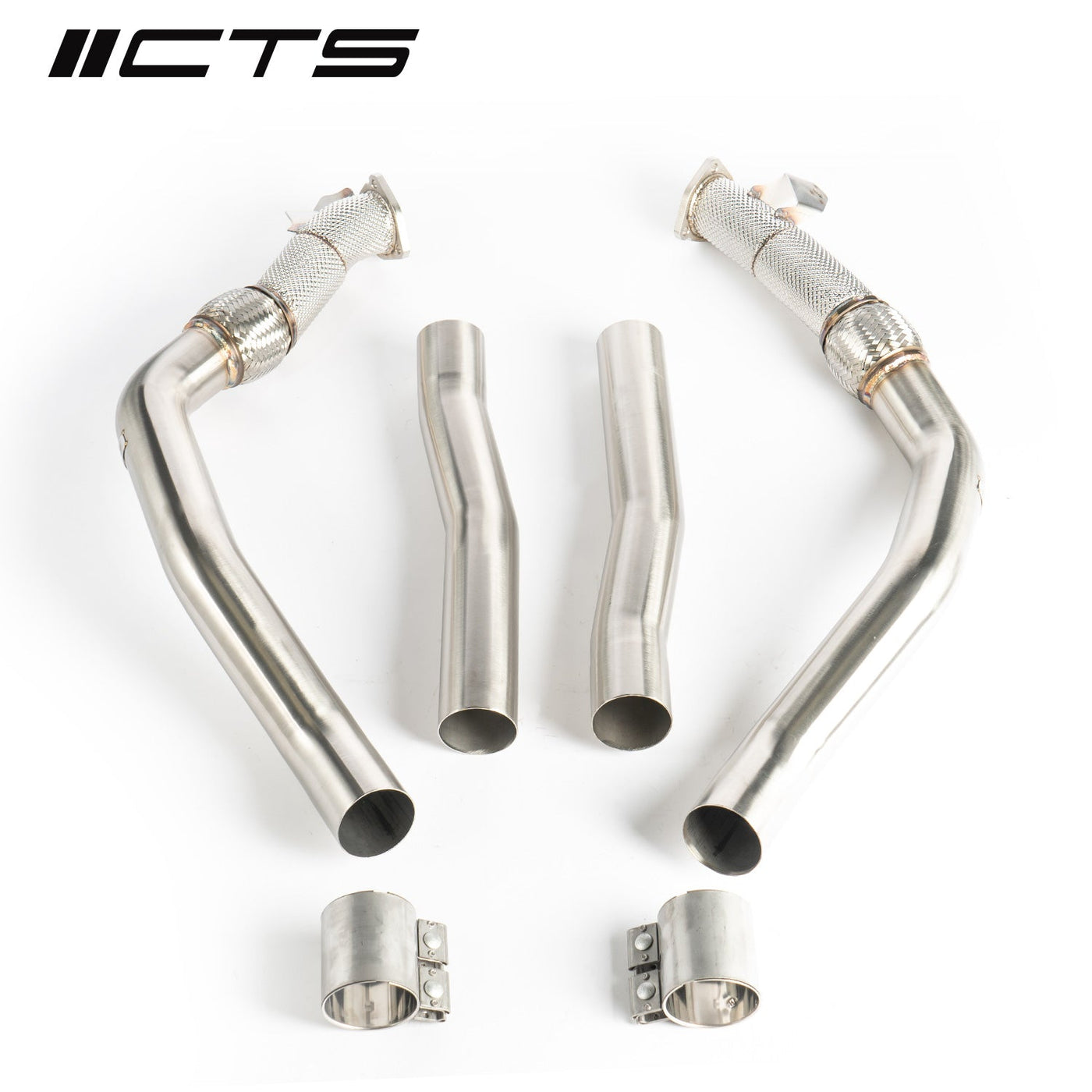CTS TURBO CTS-EXH-TP-0016 TURBO C8 AUDI RS6/RS7 MID PIPES/RESONATOR DELETE