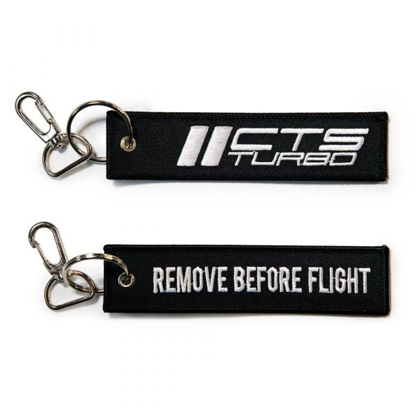 CTS Turbo CTS-TAG-FLIGHT-BLK Flight Tag "Remove Before Flight" Black