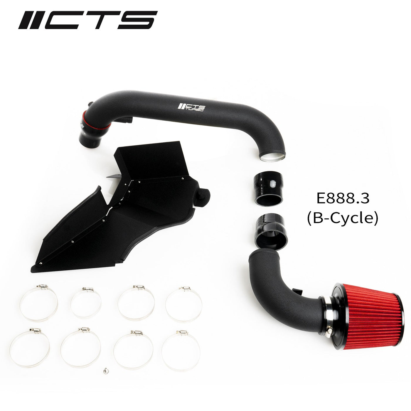 CTS Turbo Volkswagen MK6 3″ Air Intake System For 1.8TSI/2.0TSI B-Cycle Engine - EA888.3 Non-MQB (Inc. Jetta, Beetle & Passat)