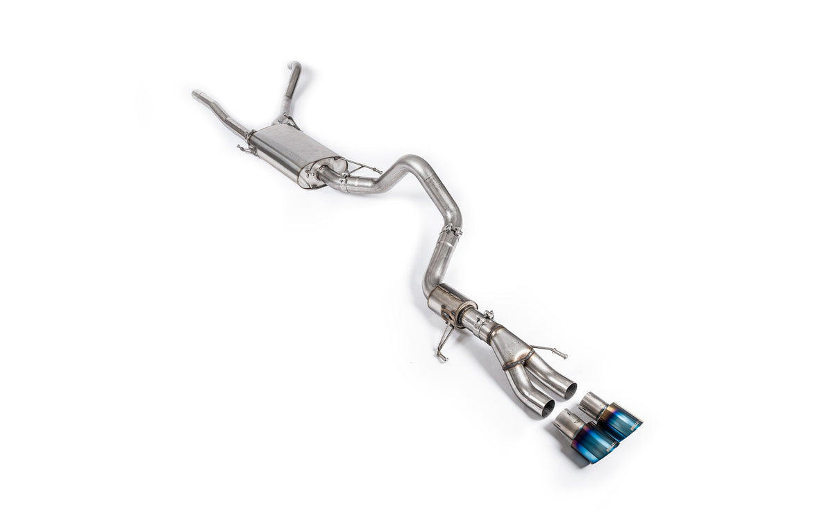 MillTek SSXTY256 Lexus GX550 3.4 Turbo V6 - Cat-Back with Burnt/Blue Titanium Tips