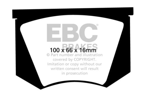 EBC DP2100 AC Aston Martin Warwick Greenstuff Pads***BMH Only***