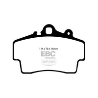 EBC DP81207RPX  Porsche RP-X Brake Pads Front