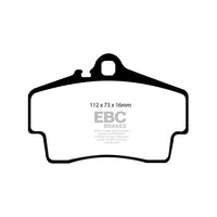 EBC DP81207RP1  Porsche RP-1 Brake Pads Front