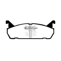 EBC DP3828C  Mazda Suzuki Redstuff Brake Pads Rear