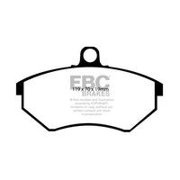 EBC DP3841/2C  Seat VW Redstuff Brake Pads Front