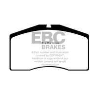 EBC DP4997R  Porsche Yellowstuff Brake Pads Front