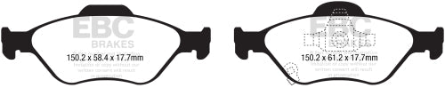 EBC DPX2288 Toyota Brake Pads