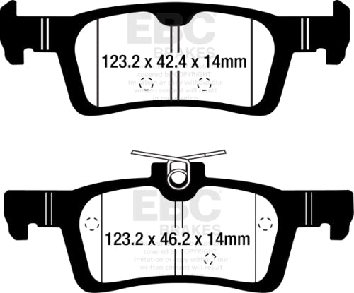 EBC DP52319NDX Ford Bluestuff Race Brake Pads