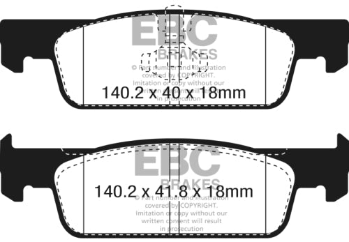 EBC DPX2335 Dacia BRAKE PADS