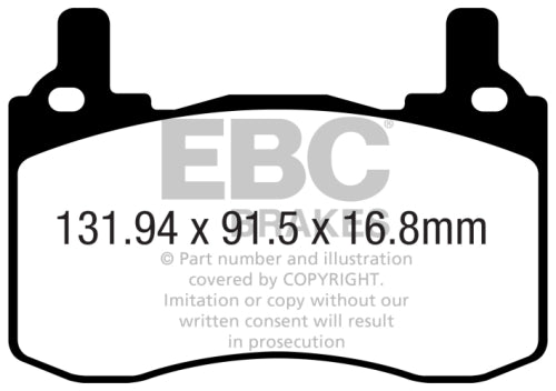 EBC DP22357 Genesis Kia Greenstuff Pad Set