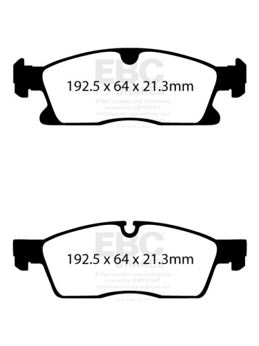 EBC DP42399R Maserati Yellowstuff Brake Pads