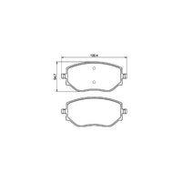 EBC DP22422  Nissan Renault Greenstuff 2000 Brake Pads Front