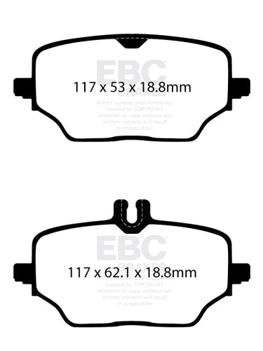 EBC DP42426R Mercedes-Benz Yellowstuff Brake Pads