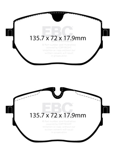 EBC DP42433R VW Yellowstuff Brake Pads