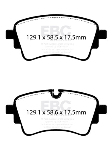 EBC DP32435C Audi Redstuff Brake Pads