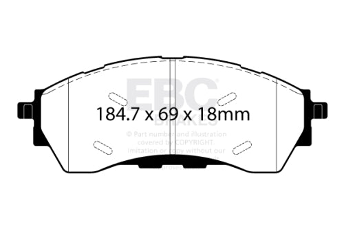 EBC DPX2445 Ford Brake Pad Set