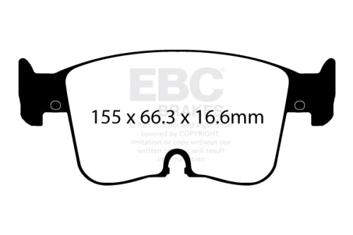 EBC DPX2479 Audi Cupra VW Brake Pad Set