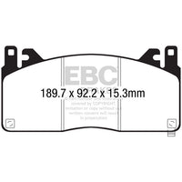 EBC DP83055RP1 RP1 Brake Pads Front