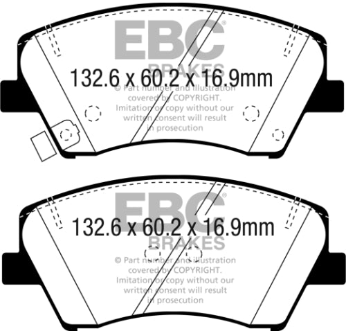 EBC DPX3075 Hyundai Kia Brake Pads