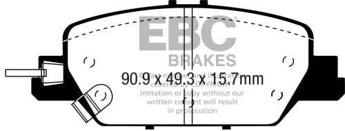 EBC DPX3085 Honda BRAKE Pad Set