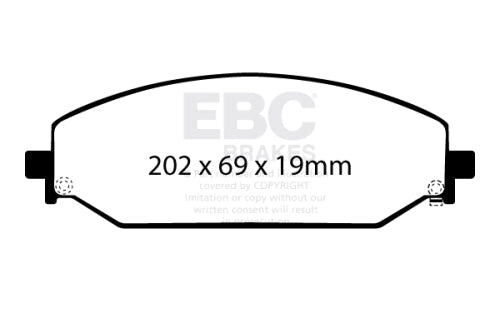 EBC ED93094 Jeep Ram Trucks ED Plus Extra Duty Brake Pads