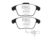 EBC Audi B8 B8.5 Greenstuff 2000 Series Front Sport Brake Pads & USR Slotted Discs Kit - ATE Caliper (A4 & A5)