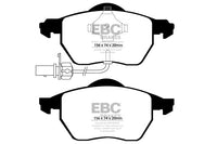 EBC Audi C6 A6 Yellowstuff 4000 Series Front Sport Brake Pads & Premium OE Replacement Plain Discs Kit - ATE Caliper