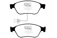 EBC Audi C6 S6 Yeloowstuff 4000 Series Front Sport Brake Pads & Premium OE Replacement Plain Discs Kit - ATE Caliper