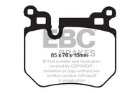 EBC DP31996C BMW E82 E88 135i Redstuff Sport Rear Brake Pads (Pair) - EBC BRAKES