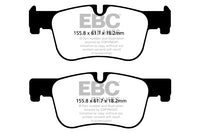 EBC BMW F20 F22 F30 F31 Yellowstuff 4000 Series Front Sport Brake Pads & Premium OE Replacement Plain Discs Kit - ATE Caliper (120i, 220i, 320i & 420i)