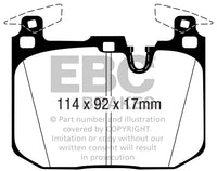 EBC BMW F80 F82 F87 Orangestuff Race Front Brake Pads - Brembo Caliper (Inc. M2, M2 Competition, M3 & M4)