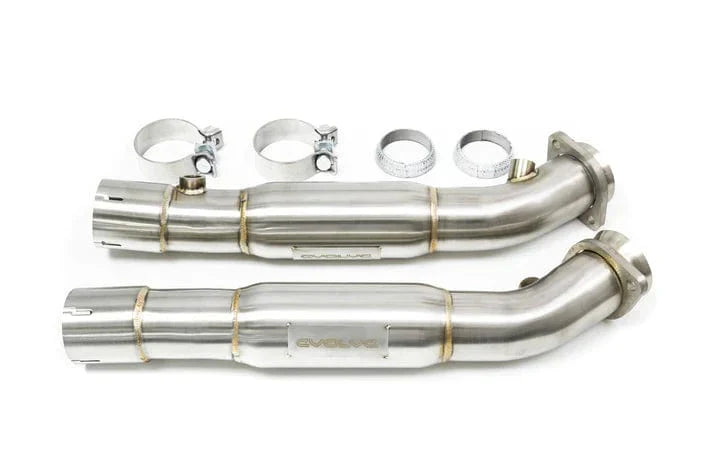 Evolve BMW E90 E92 E93 M3 Cat Delete Test Pipes -