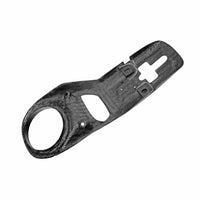 Fabspeed Carbon Fiber Engine Bay Lock Latch Plate - Ferrari 488 Pista