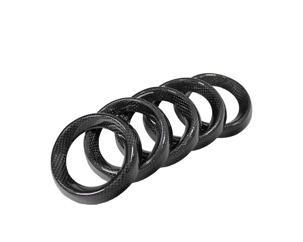 Fabspeed Carbon Fiber Vent Ring Covers - Ferrari 360
