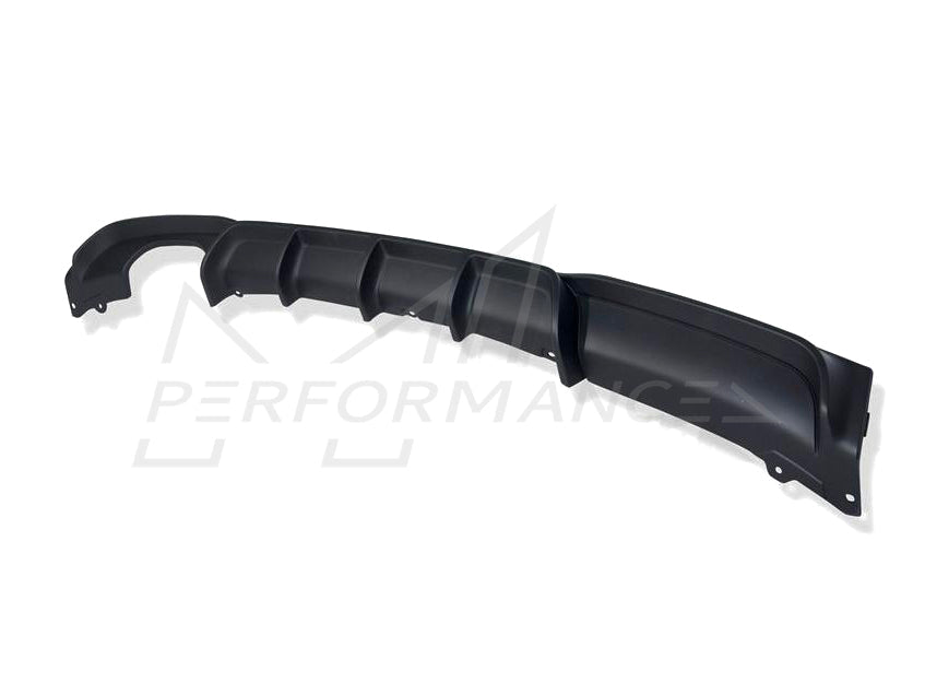 Genuine BMW 3 Series F30 F31 M Performance Single Exit Rear Diffuser in Matte Black -