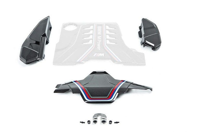 Genuine BMW F90 F91 F92 F93 M Performance Carbon Engine Cover Extension Kit (M5 & M8) -