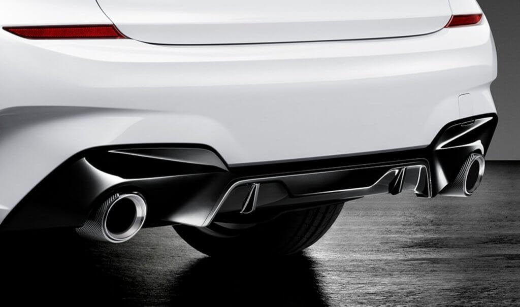 Genuine BMW M Performance F39 F40 F44 Titanium Carbon Tailpipe (Inc. 118i, 120dx, 228ix & X2 28ix)-