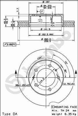 TRW MOTO BDA579 Brake Caliper Bracket