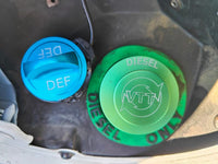VTT 2013-2022 Cummins Billet Fuel, and DEF Filler Caps