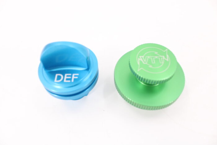 VTT 2013-2022 Cummins Billet Fuel, and DEF Filler Caps